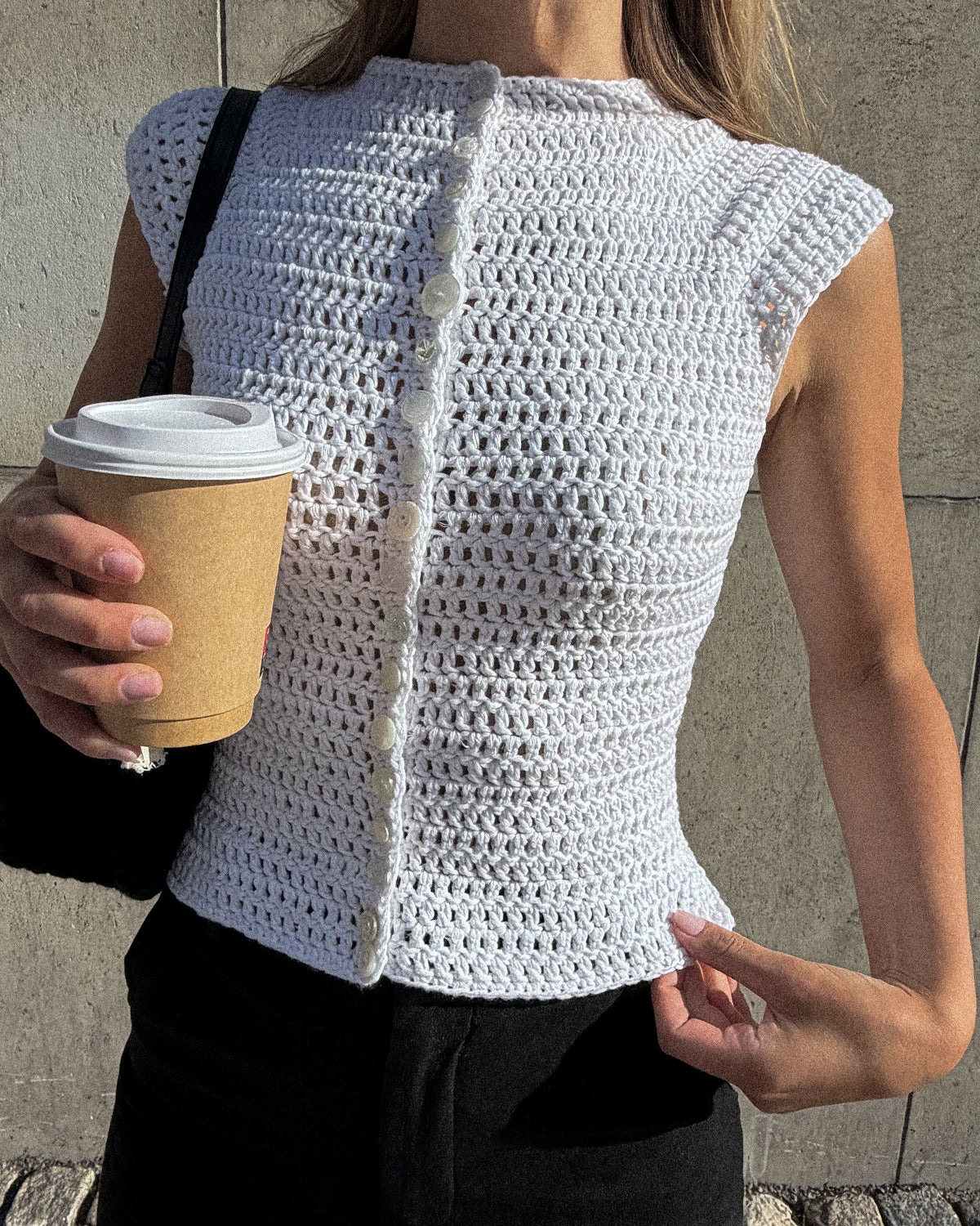Button Up Top Crochet Pattern