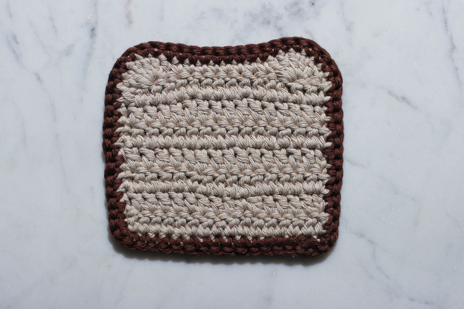 Breakfast collection Crochet Coasters - Bread Slice Toast, Coffee Mug, Waffle, Food - fast crochet project and beginner friendly