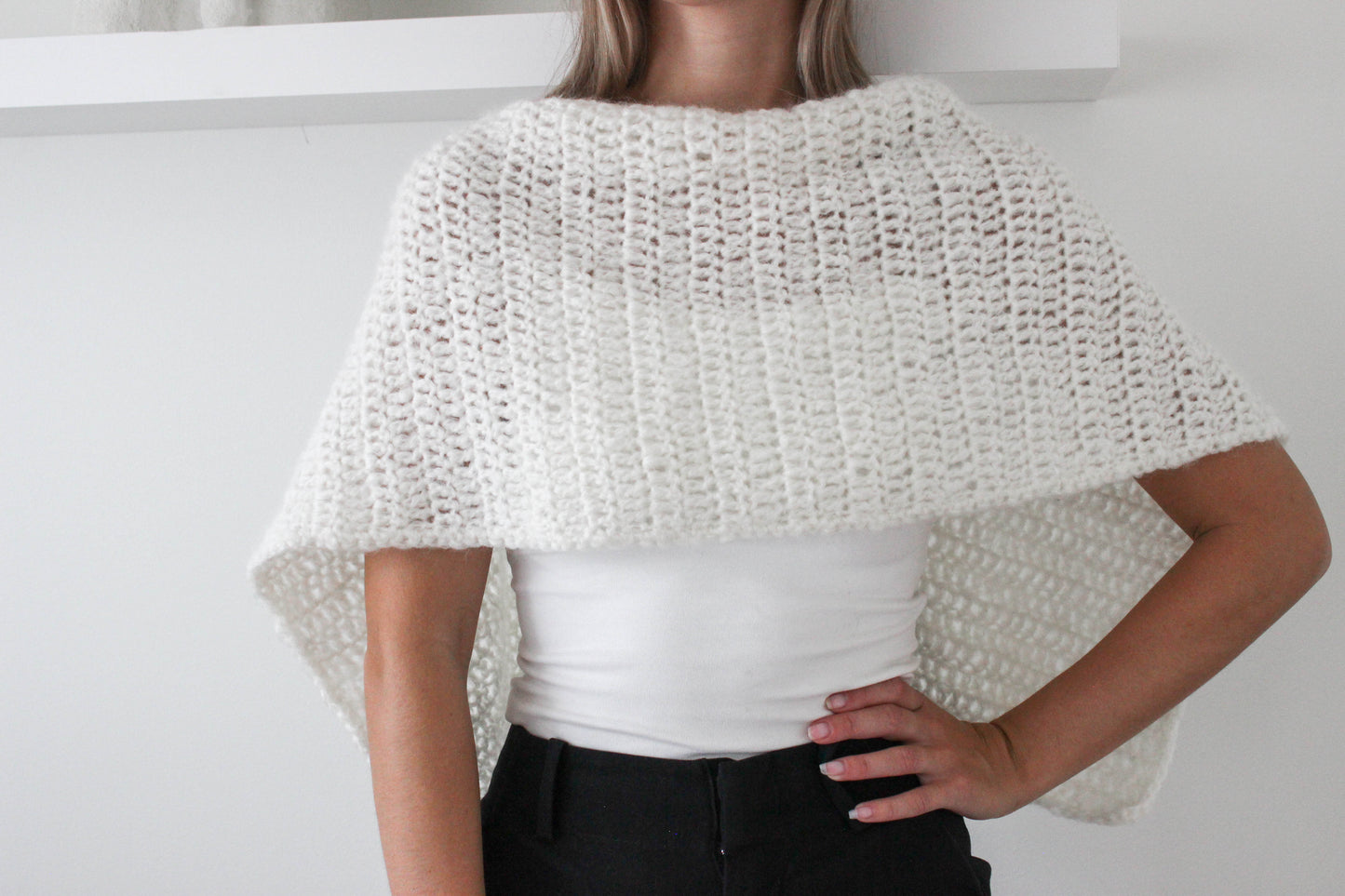 Crochet poncho pattern