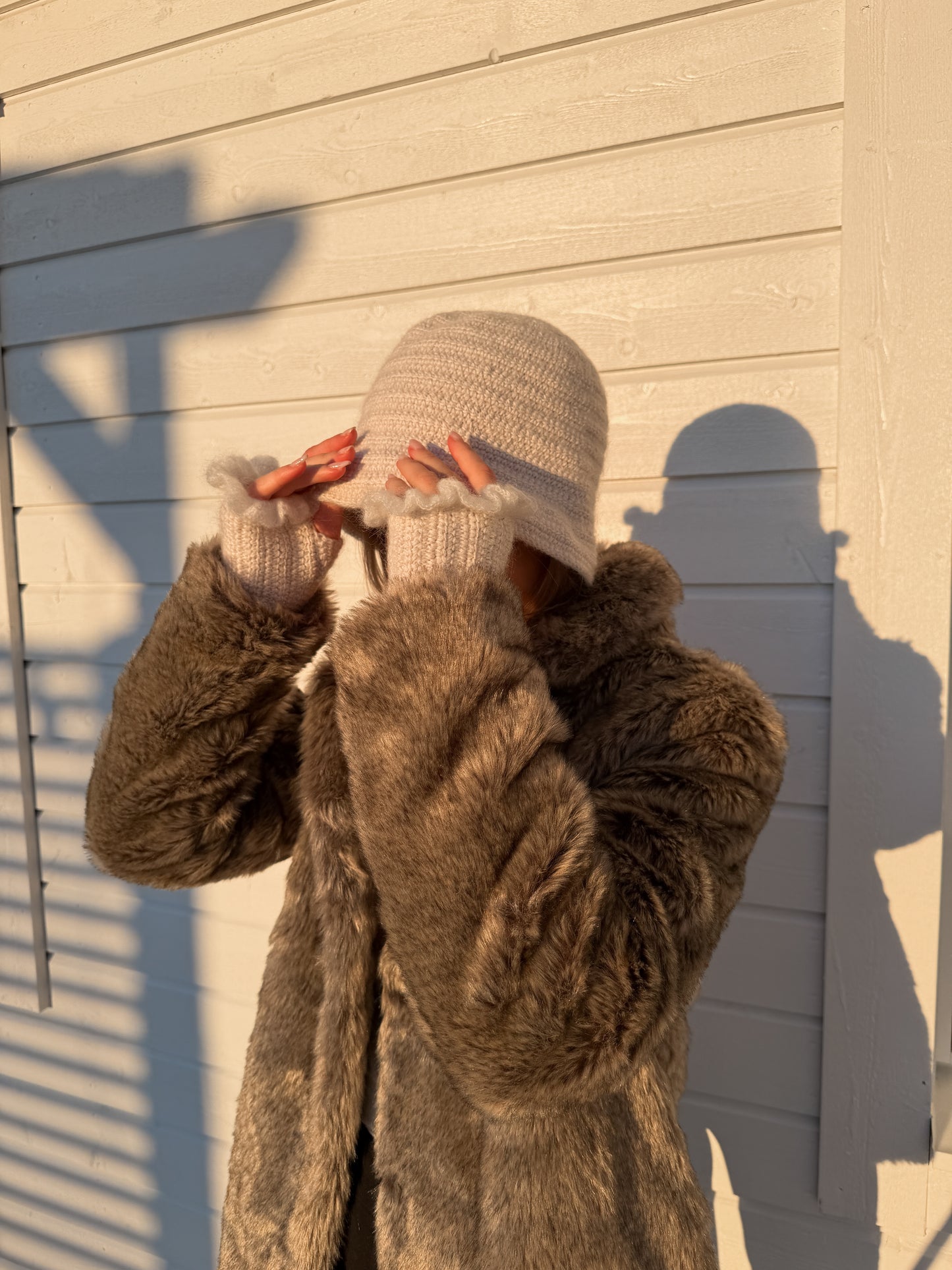 Mohair Winter Hat - Crochet Pattern