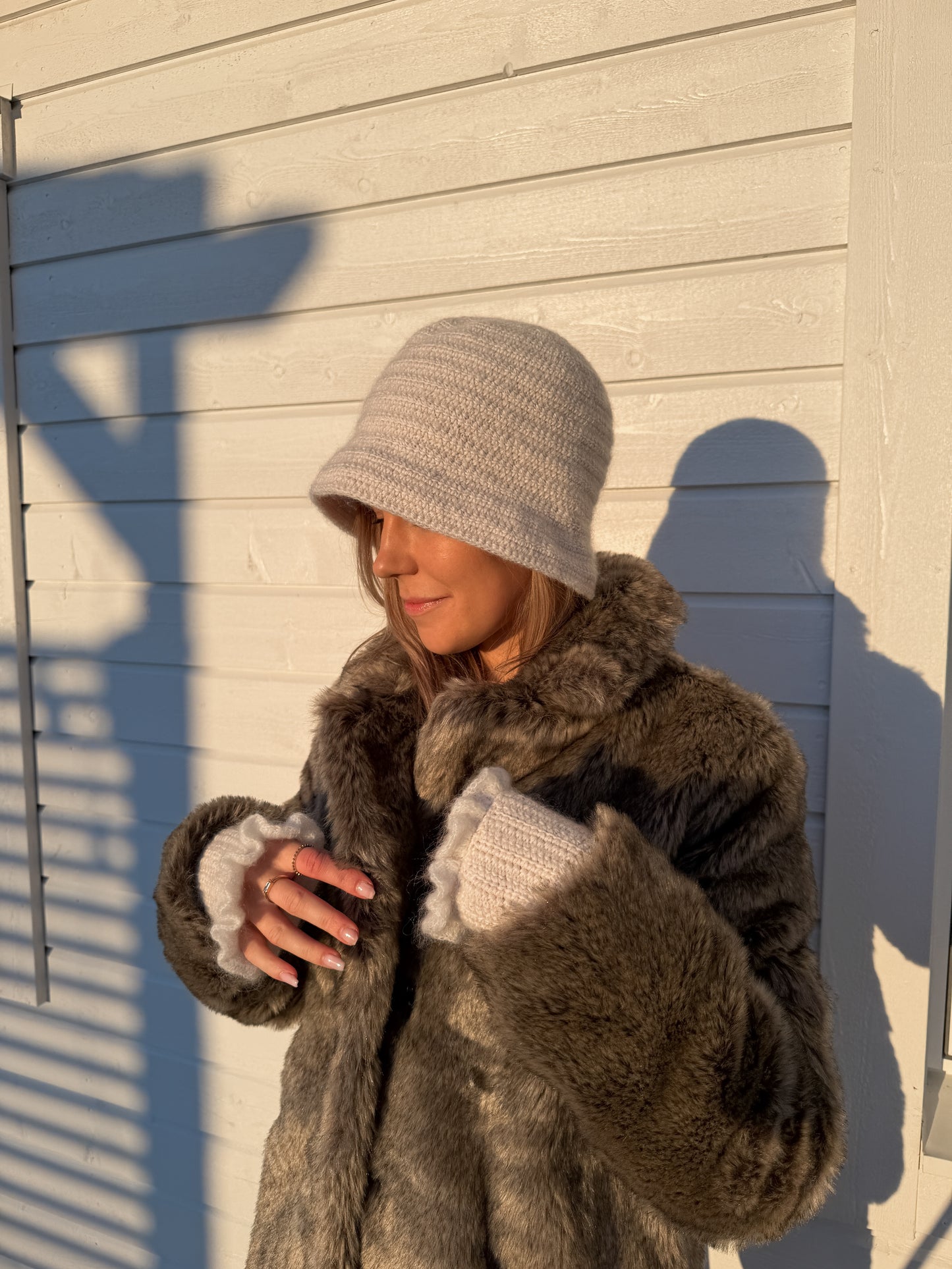 Mohair Winter Hat - Crochet Pattern