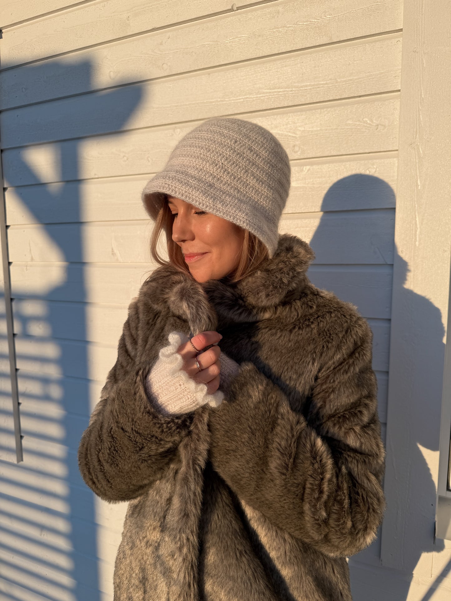 Mohair Winter Hat - Crochet Pattern