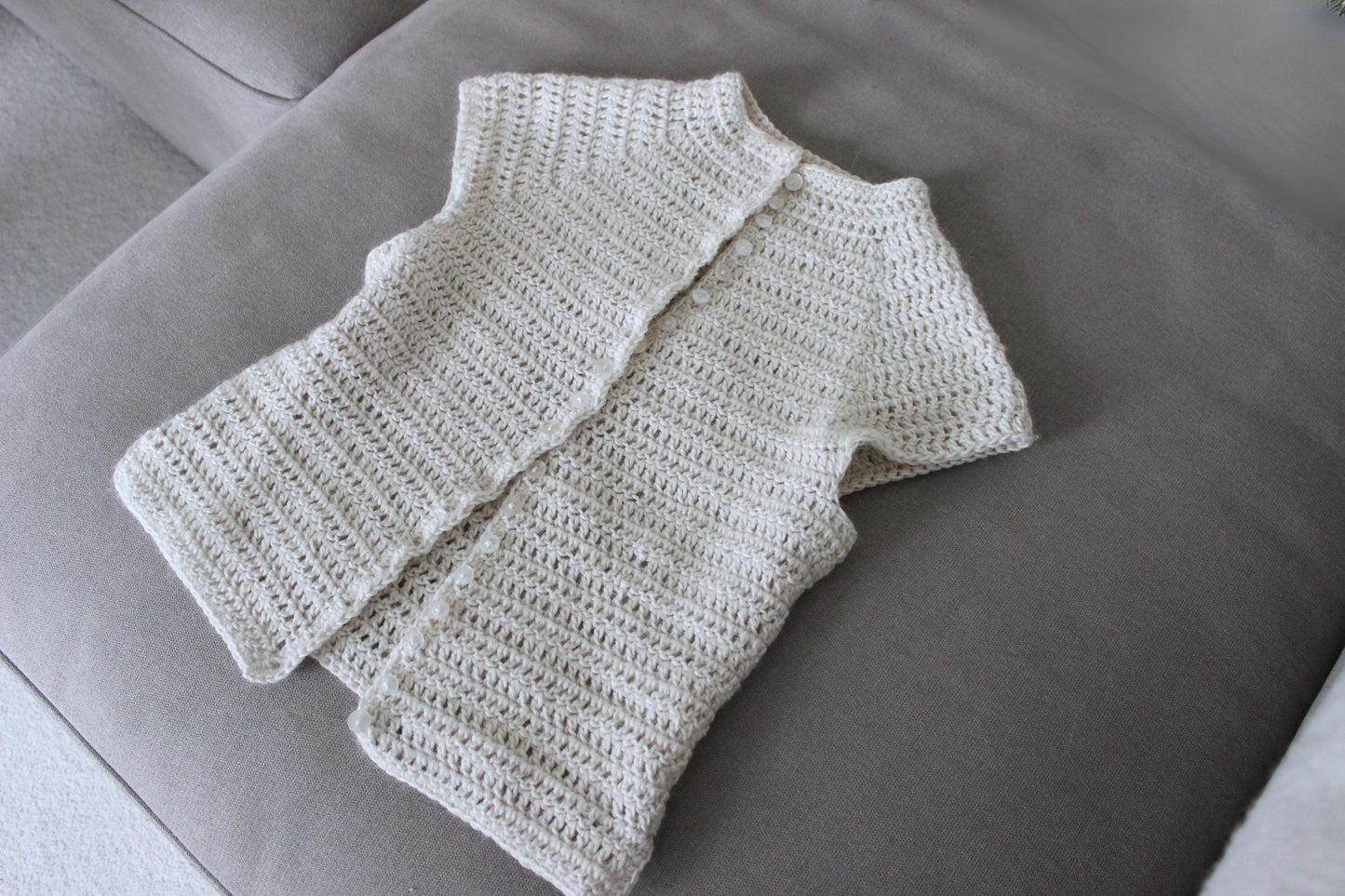 Button Up Top - Crochet Pattern