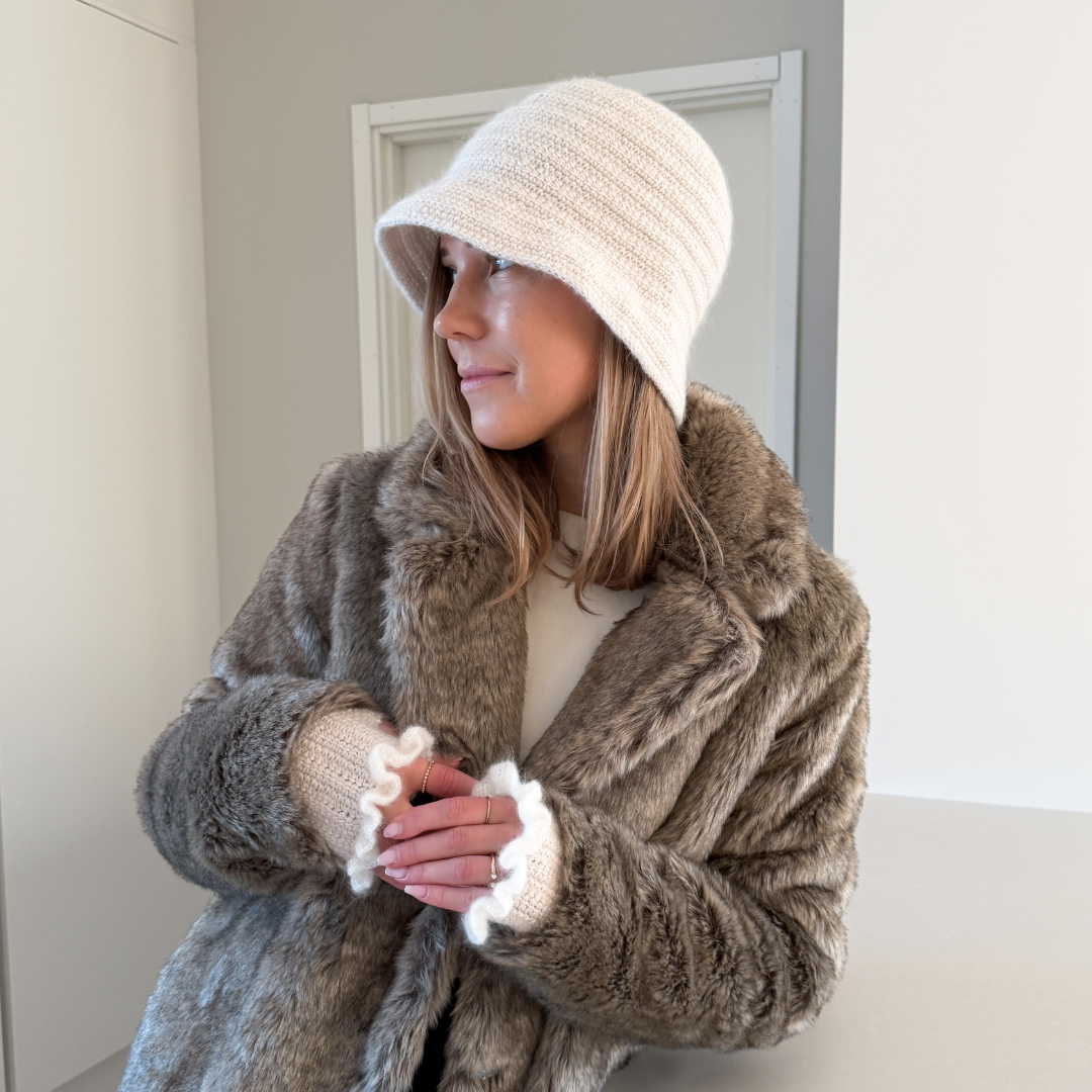 Mohair Winter Hat - Crochet Pattern