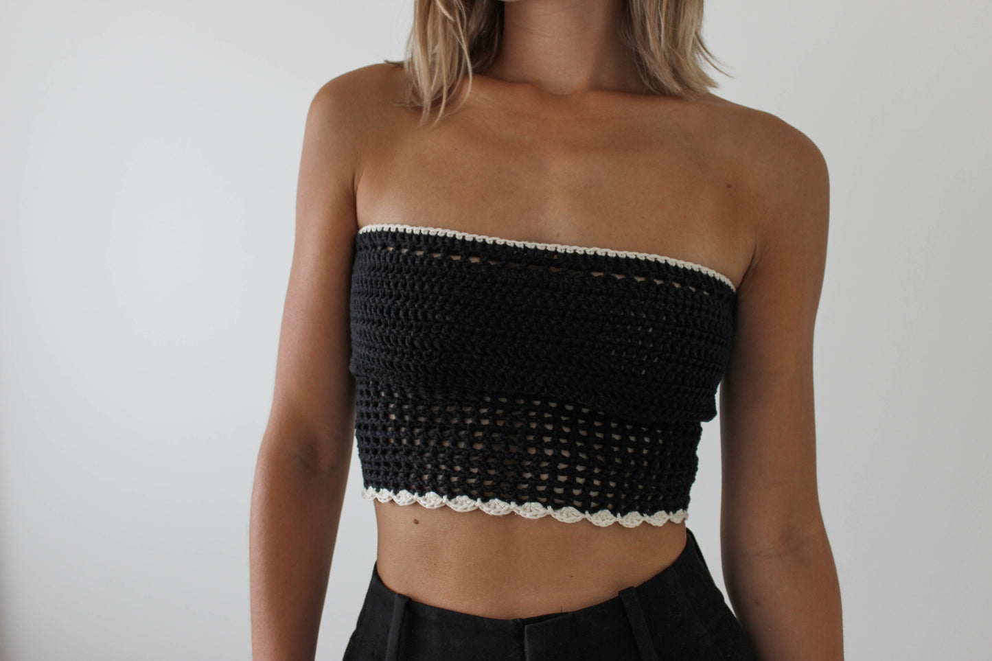 Tube top crochet pattern pdf easy minimalist beginnerfriendly, quick project