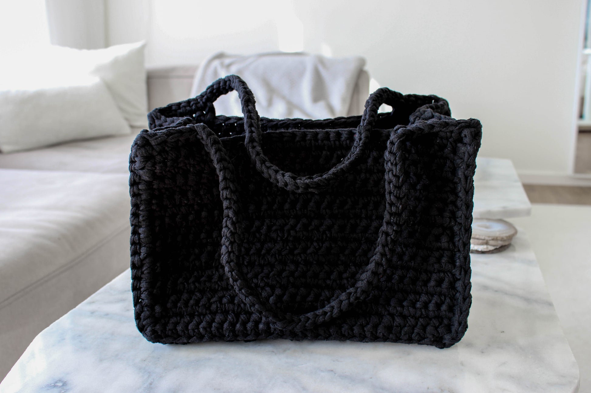 crochet everyday bag beginnerfriendly tote bag