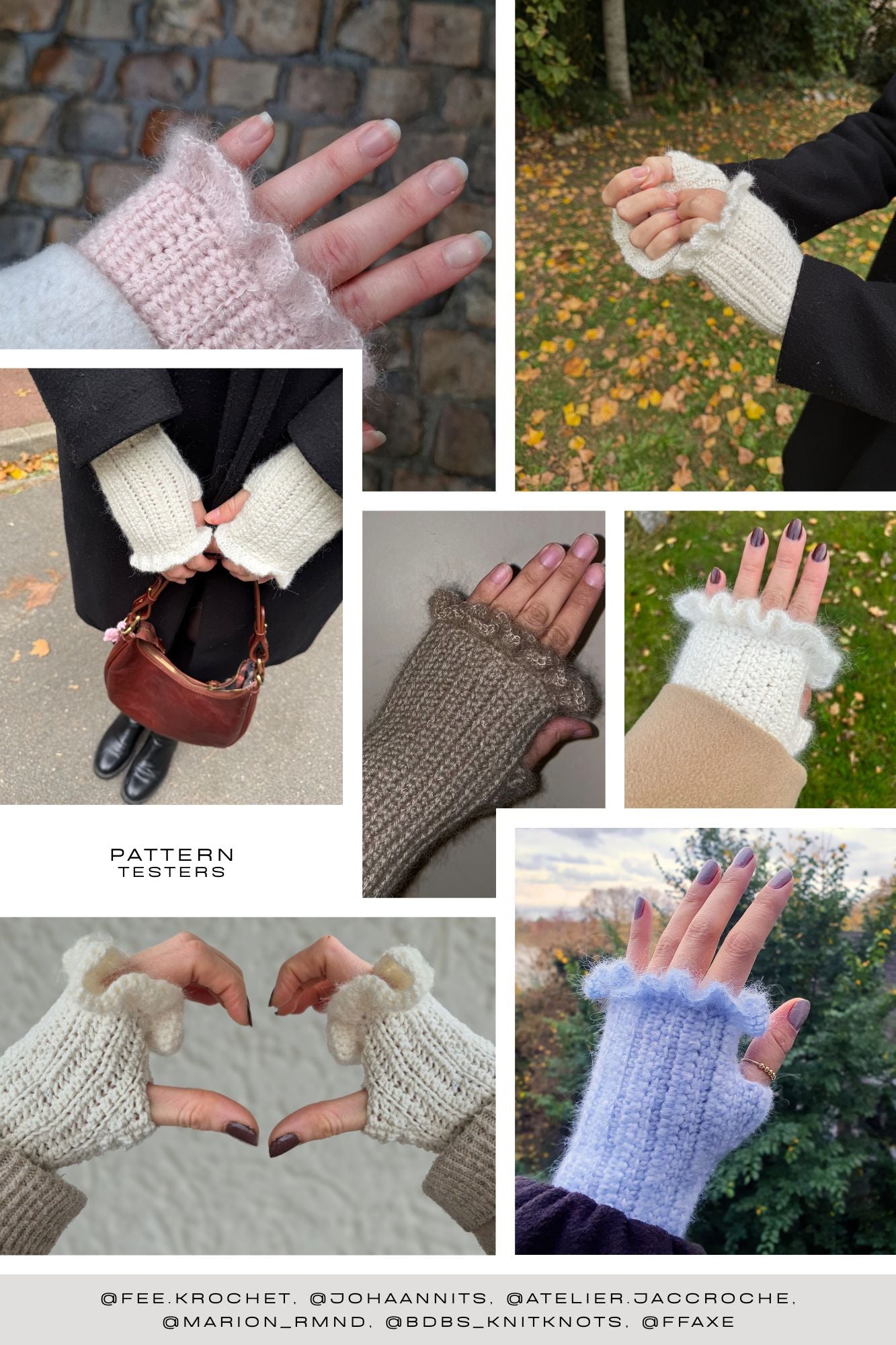 Ruffle Wrist Warmers - Crochet Pattern