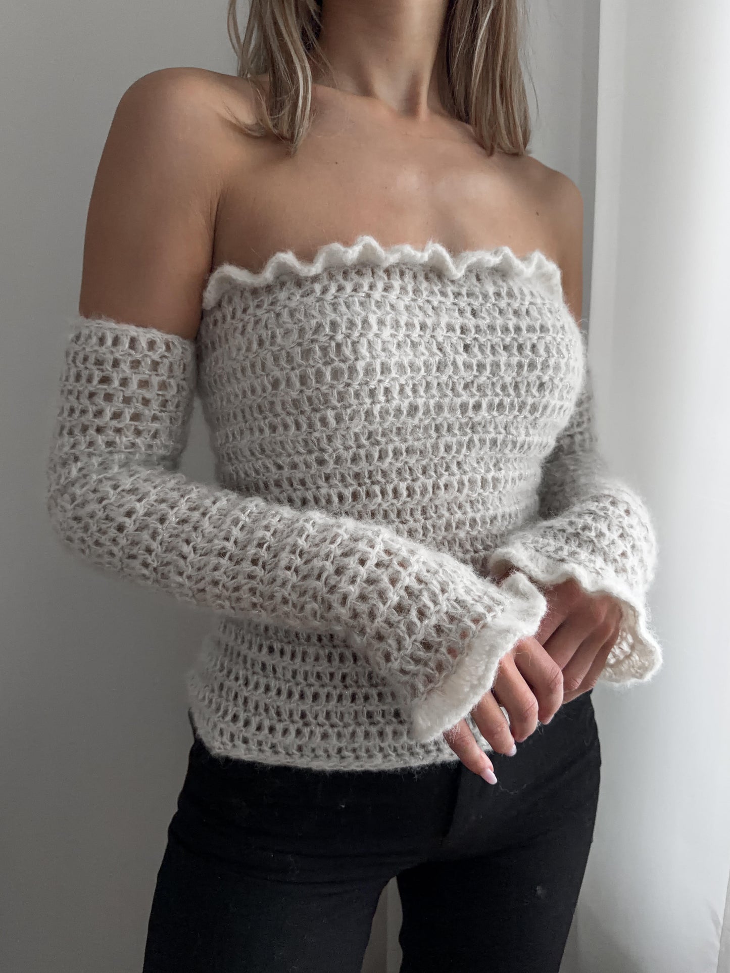 Ruffle Tube Top - Crochet Pattern